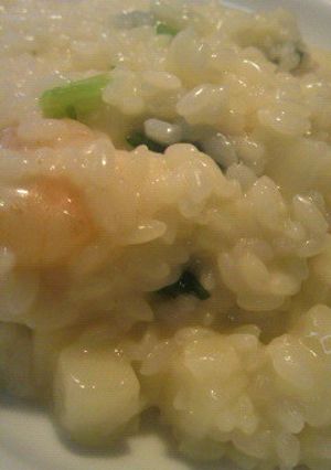 小カブとエビのリゾット-レシピのメイン写真