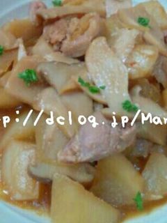 鶏肉とエリンギのピリカラ大根煮-レシピのメイン写真