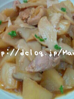 鶏肉とエリンギのピリカラ大根煮-レシピのメイン写真
