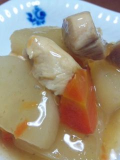 大根と鶏胸肉の煮物-レシピのメイン写真