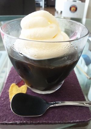 コーヒーゼリー＆クーリッシュ-レシピのメイン写真
