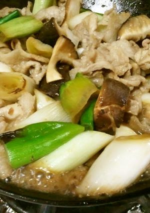 豚と長ネギと椎茸の甘辛煮～マヨでコク旨～-レシピのメイン写真