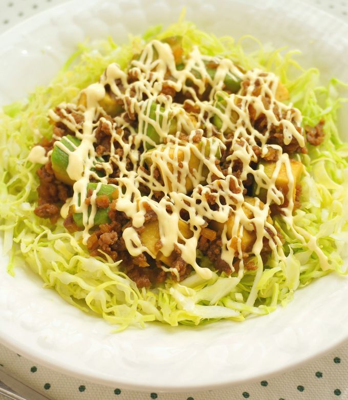 簡単！アボカドと甘辛挽肉の丼ぶり-レシピのメイン写真