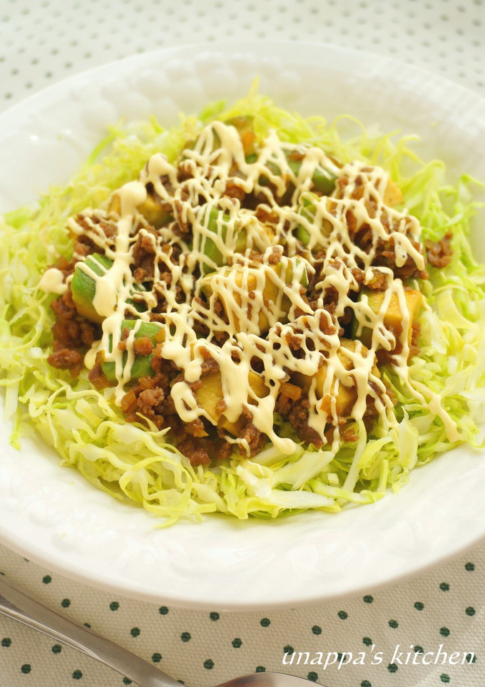 簡単！アボカドと甘辛挽肉の丼ぶり-レシピのメイン写真