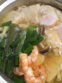海老と豆腐の鍋焼き-レシピのメイン写真