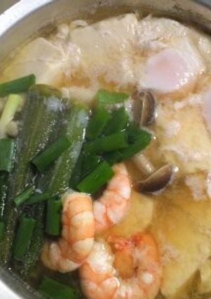 海老と豆腐の鍋焼き-レシピのメイン写真