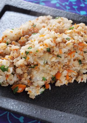 残り物で刻み納豆ガーリックチャーハン-レシピのメイン写真