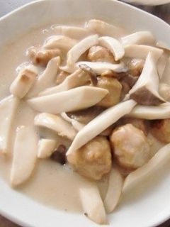 中華名菜白菜クリーム煮でエリンギを味つけ-レシピのメイン写真