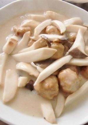 中華名菜白菜クリーム煮でエリンギを味つけ-レシピのメイン写真