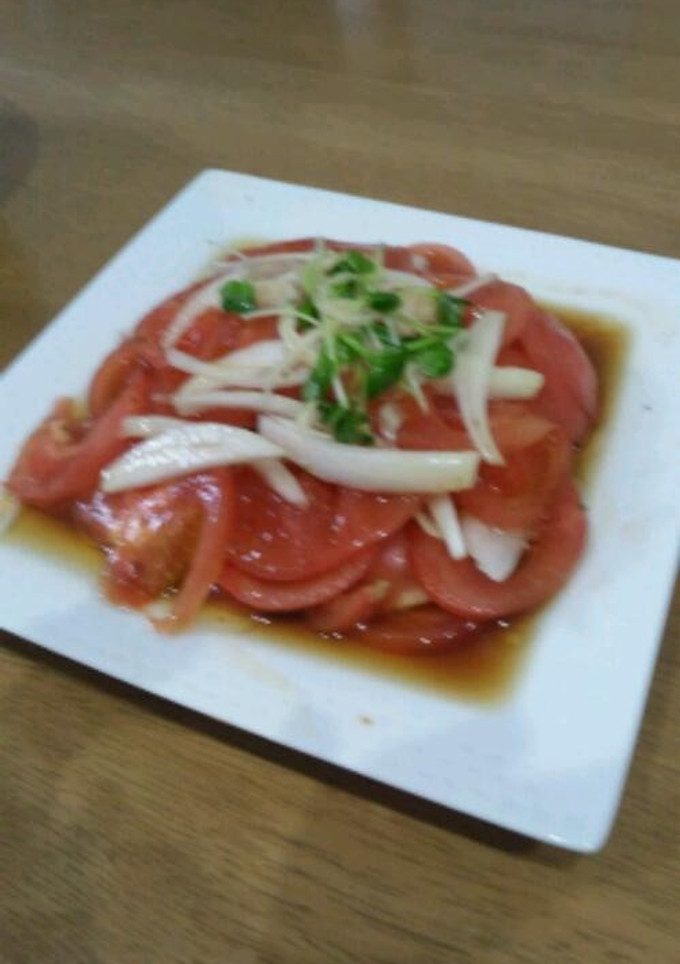 トマトと玉ねぎのさっぱりサラダ-レシピのメイン写真