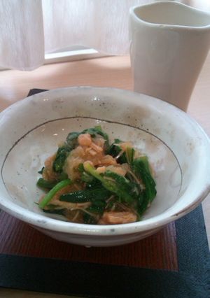 なめ茸ほうれん草和え★栄養士ママ-レシピのメイン写真