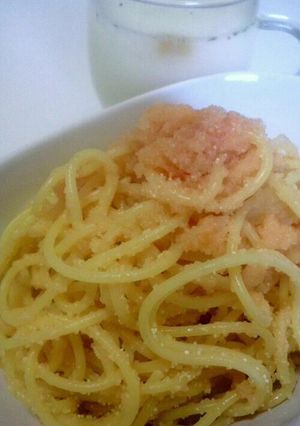 【炒めない】簡単たらこｽﾊﾟｹﾞﾃｨｰ-レシピのメイン写真
