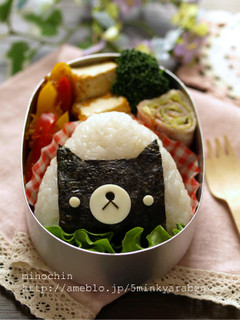 【キャラ弁】黒猫おにぎり弁当-レシピのメイン写真