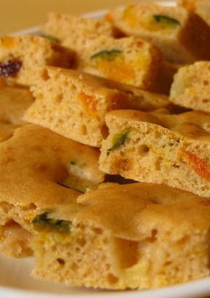 かぼちゃとりんごの簡単パンケーキ風-レシピのメイン写真