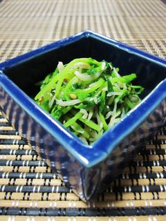豆苗の韓国風おひたし-レシピのメイン写真