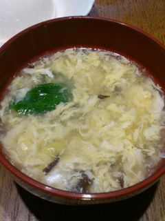 チンゲンサイときくらげのかきたまスープ-レシピのメイン写真