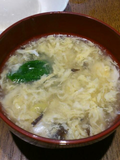 チンゲンサイときくらげのかきたまスープ-レシピのメイン写真