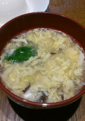 チンゲンサイときくらげのかきたまスープ-レシピのメイン写真