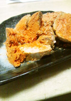 あん肝の塩麹蒸し-レシピのメイン写真