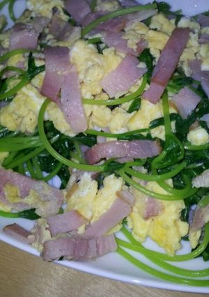 簡単うまうま豆苗炒め-レシピのメイン写真