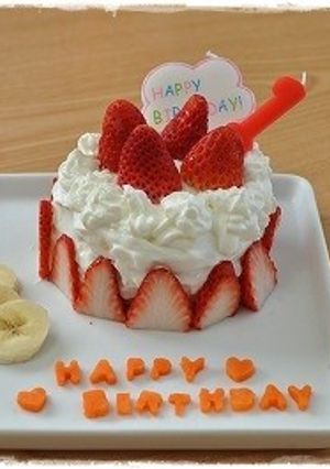 1歳◆誕生日ケーキ-レシピのメイン写真