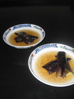 素揚げナスのしょうがだし汁かけ-レシピのメイン写真