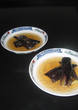 素揚げナスのしょうがだし汁かけ-レシピのメイン写真