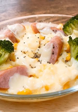コーンクリームのドリア-レシピのメイン写真