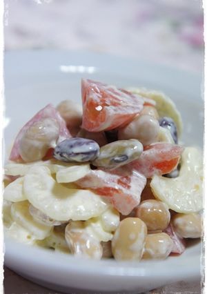 ❀4種のお豆さんとセロリのサラダ❀-レシピのメイン写真