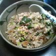 プレ農家めし◆ひき肉と塩麹でチャーハン