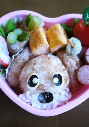 キャラ弁　いぬ♪-レシピのメイン写真