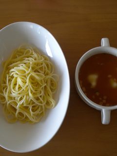 オニオンコンソメスープでつけパスタ♪-レシピのメイン写真