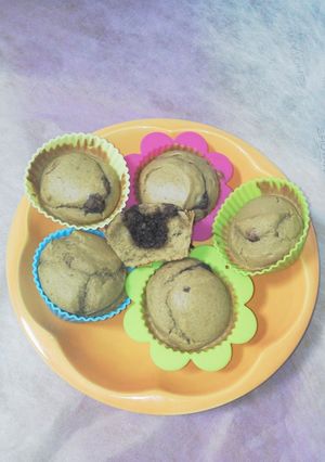 キャラメル生地のチョコソースinマフィン-レシピのメイン写真