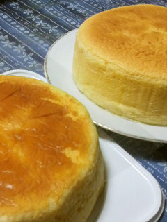 計量スプーン♪シュワ☆スフレチーズケーキ-レシピのメイン写真