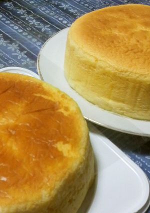 計量スプーン♪シュワ☆スフレチーズケーキ-レシピのメイン写真