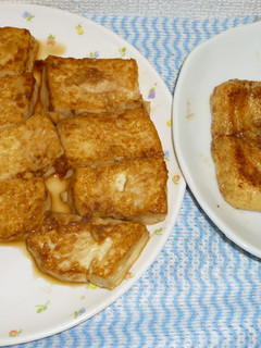 パパの焼き豆腐&焼き油揚げ-レシピのメイン写真