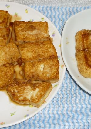 パパの焼き豆腐＆焼き油揚げ-レシピのメイン写真