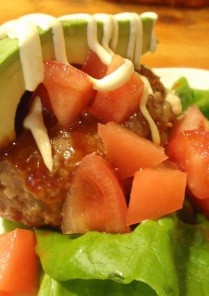 アボカドハンバーグ（わさびマヨ）-レシピのメイン写真