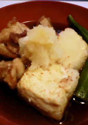 鶏と豆腐の揚げ出し-レシピのメイン写真