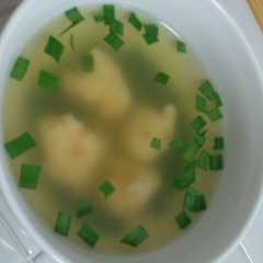รูปของ エビしんじょの中華スープ