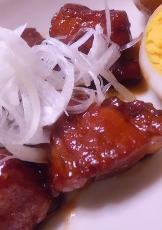 フライパンでとろとろ角煮♪-レシピのメイン写真