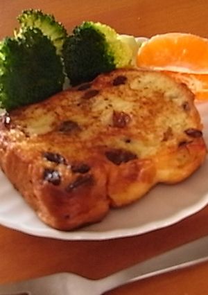 レーズンパンでフレンチトースト☆-レシピのメイン写真