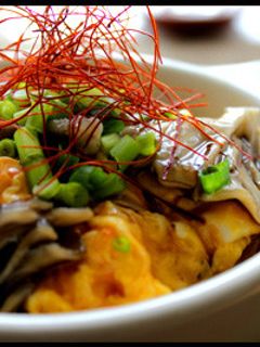 簡単!舞茸の和風あんかけオムライス♪-レシピのメイン写真