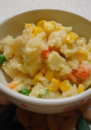 冷凍ポテトdeポテトサラダ by ポンポコあぽろ 【クックパッド】 簡単
