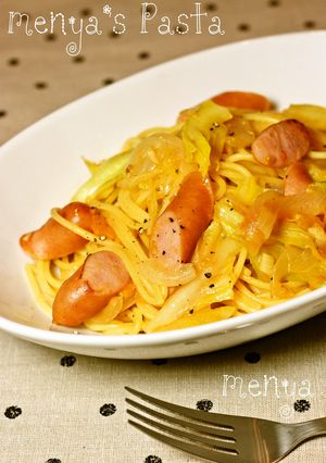 ウインナーと春キャベツのトマトパスタ-レシピのメイン写真