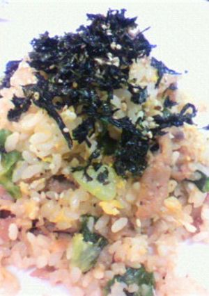 焼き肉レタス炒飯-レシピのメイン写真