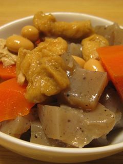 こんにゃくと大豆の煮物-レシピのメイン写真