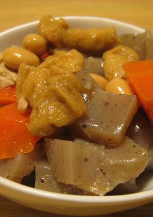 こんにゃくと大豆の煮物-レシピのメイン写真