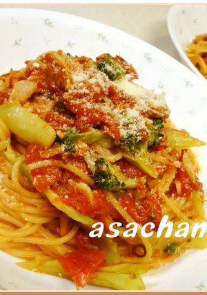 缶詰めde超～美味しい☆トマトパスタ☆-レシピのメイン写真