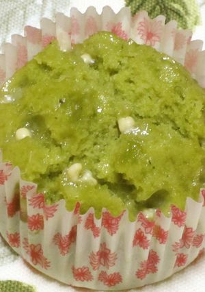上新粉で☆抹茶蒸しパン-レシピのメイン写真